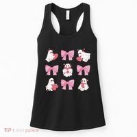 Pink Coquette Spooky Girly Halloween Women's Tank Top thumb 0