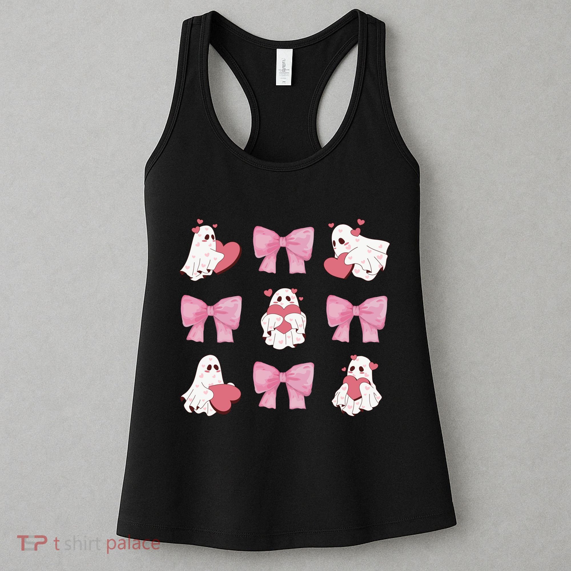 Pink Coquette Spooky Girly Halloween Women's Tank Top