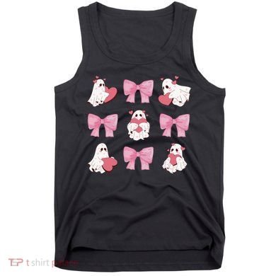 Pink Coquette Spooky Girly Halloween Tank Top