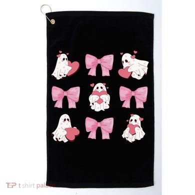 Pink Coquette Spooky Girly Halloween Golf Towel