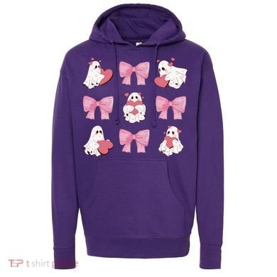 Pink Coquette Spooky Girly Halloween Hoodie
