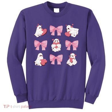 Pink Coquette Spooky Girly Halloween Sweatshirt