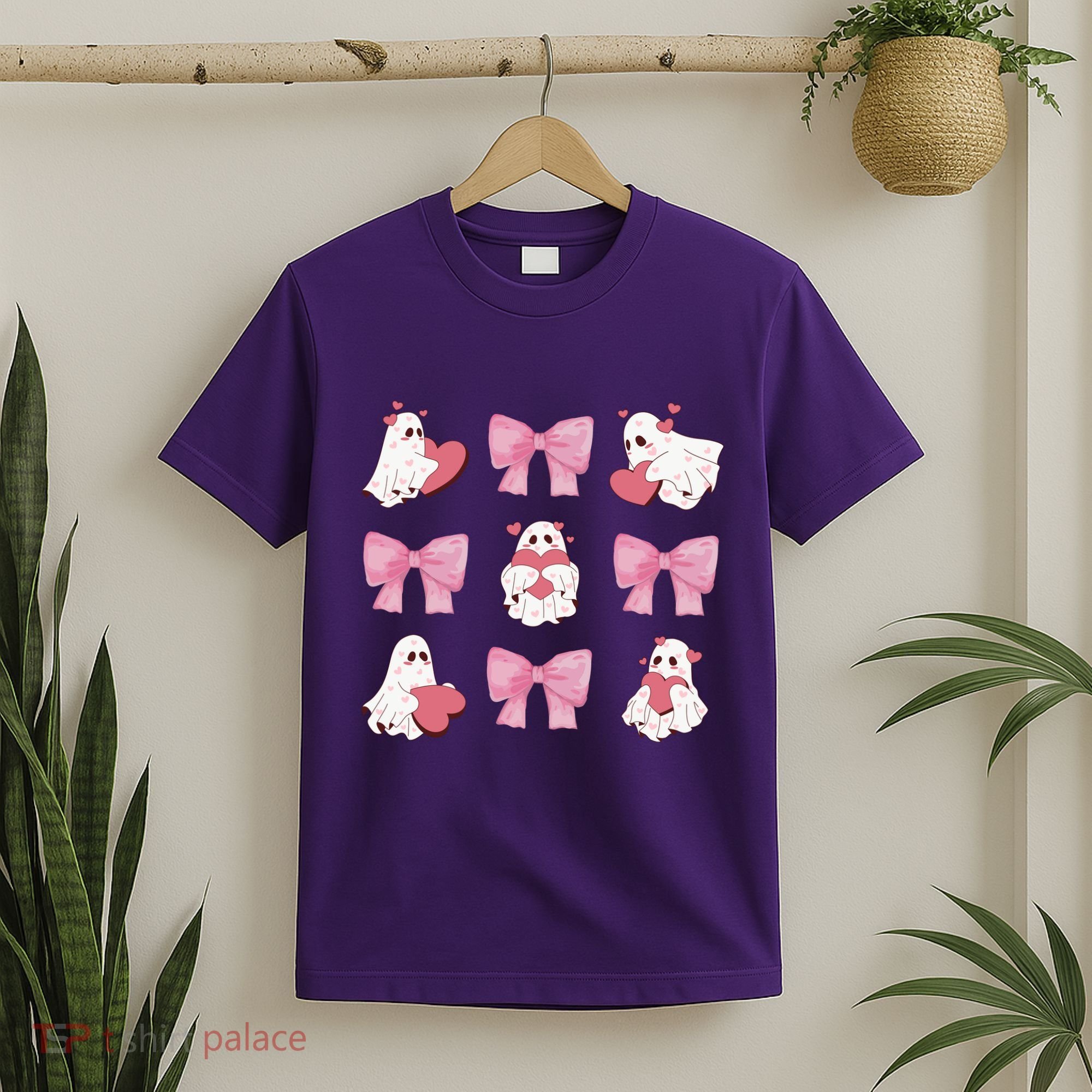 Pink Coquette Spooky Girly Halloween T-Shirt