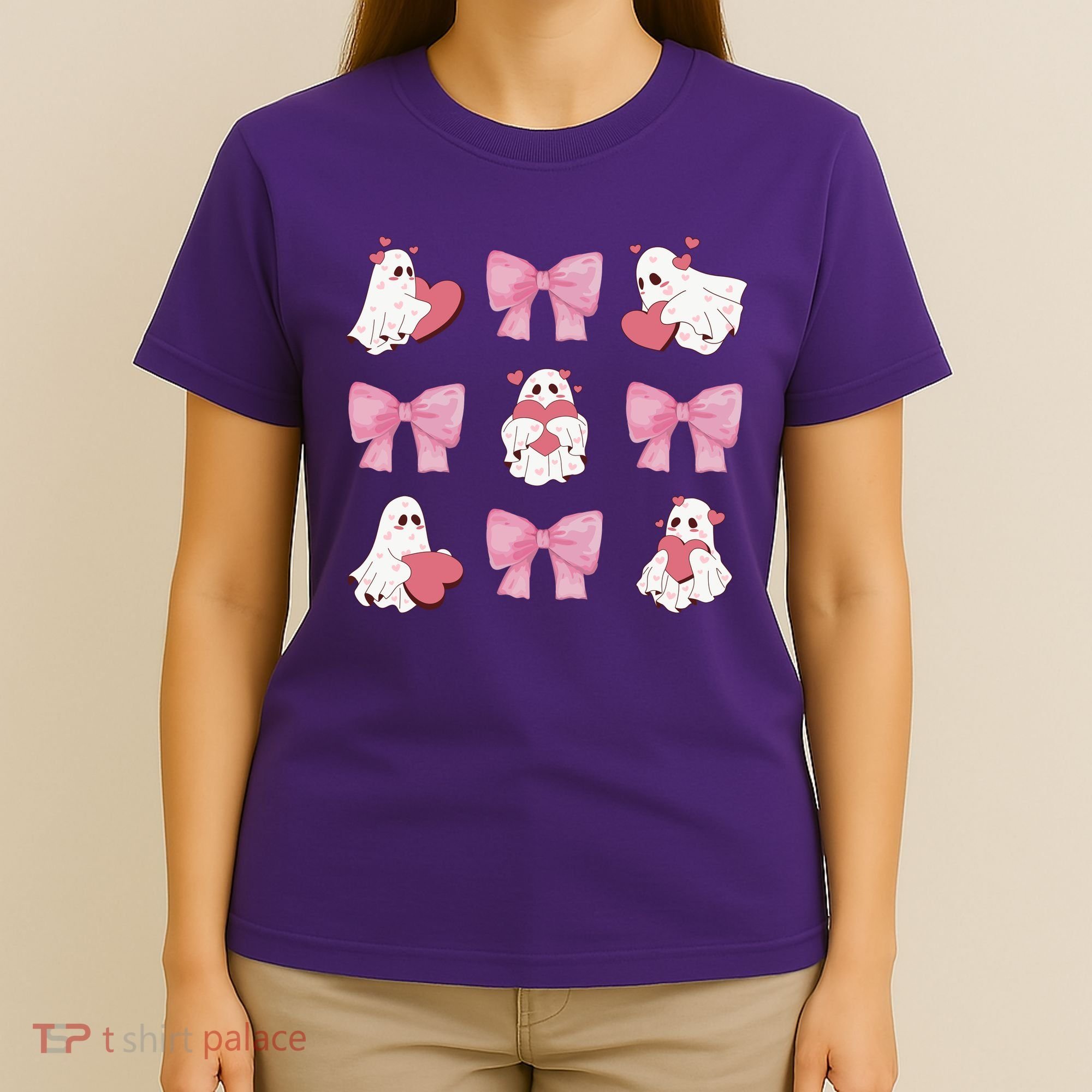 Pink Coquette Spooky Girly Halloween T-Shirt