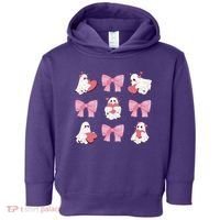 Pink Coquette Spooky Girly Halloween Toddler Hoodie thumb 0