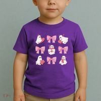 Pink Coquette Spooky Girly Halloween Toddler T-Shirt thumb 2