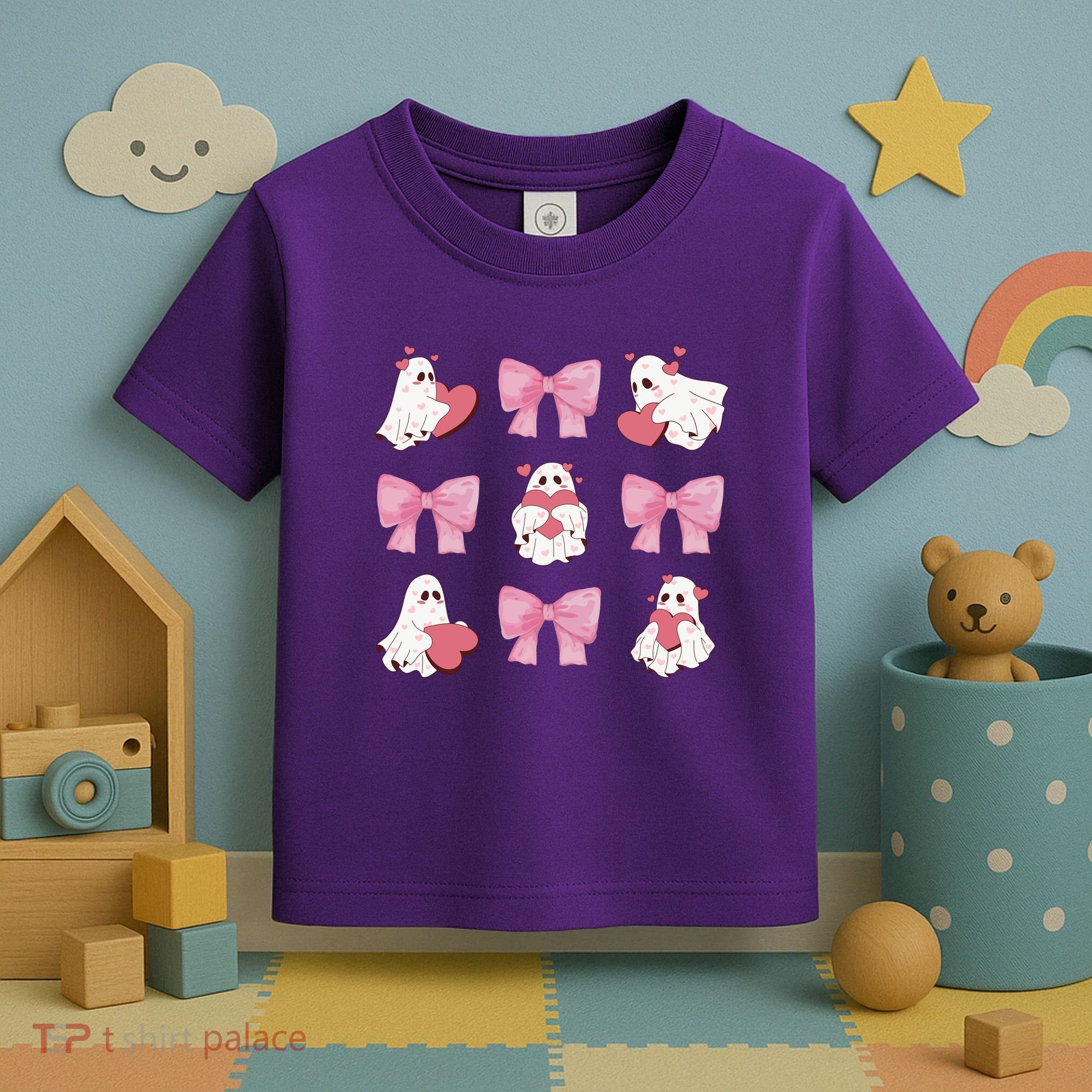 Pink Coquette Spooky Girly Halloween Toddler T-Shirt