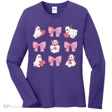 Pink Coquette Spooky Girly Halloween Women's Long Sleeve Shirt