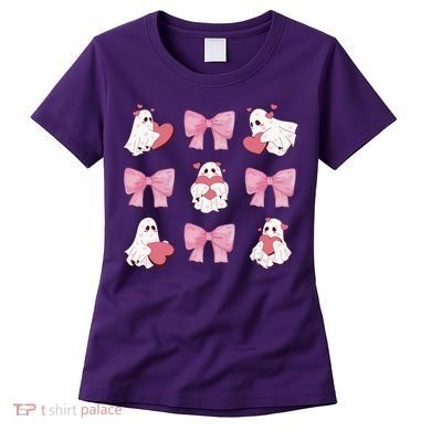Pink Coquette Spooky Girly Halloween Women's T-Shirt