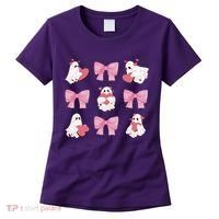 Pink Coquette Spooky Girly Halloween Women's T-Shirt thumb 0