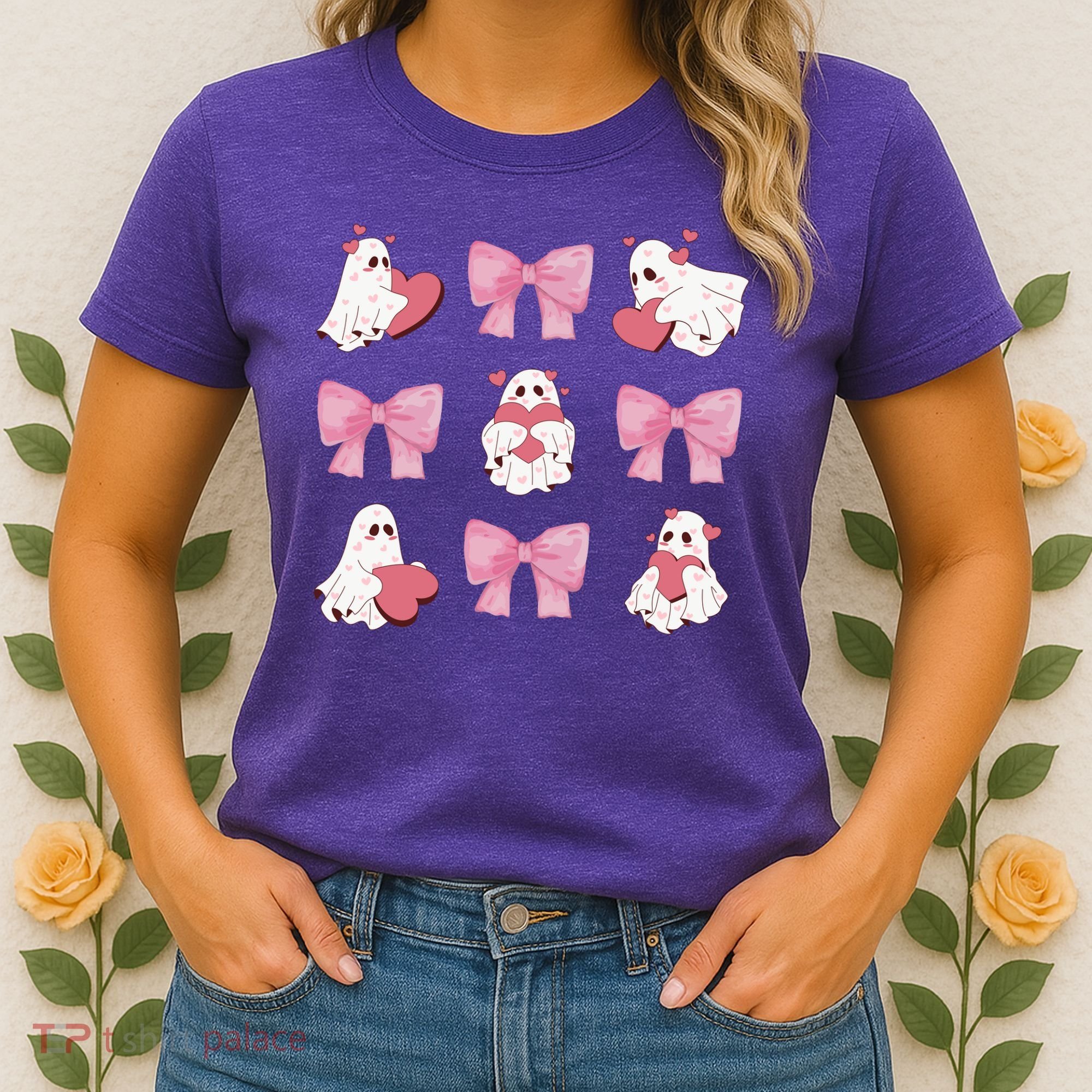 Pink Coquette Spooky Girly Halloween Women's T-Shirt