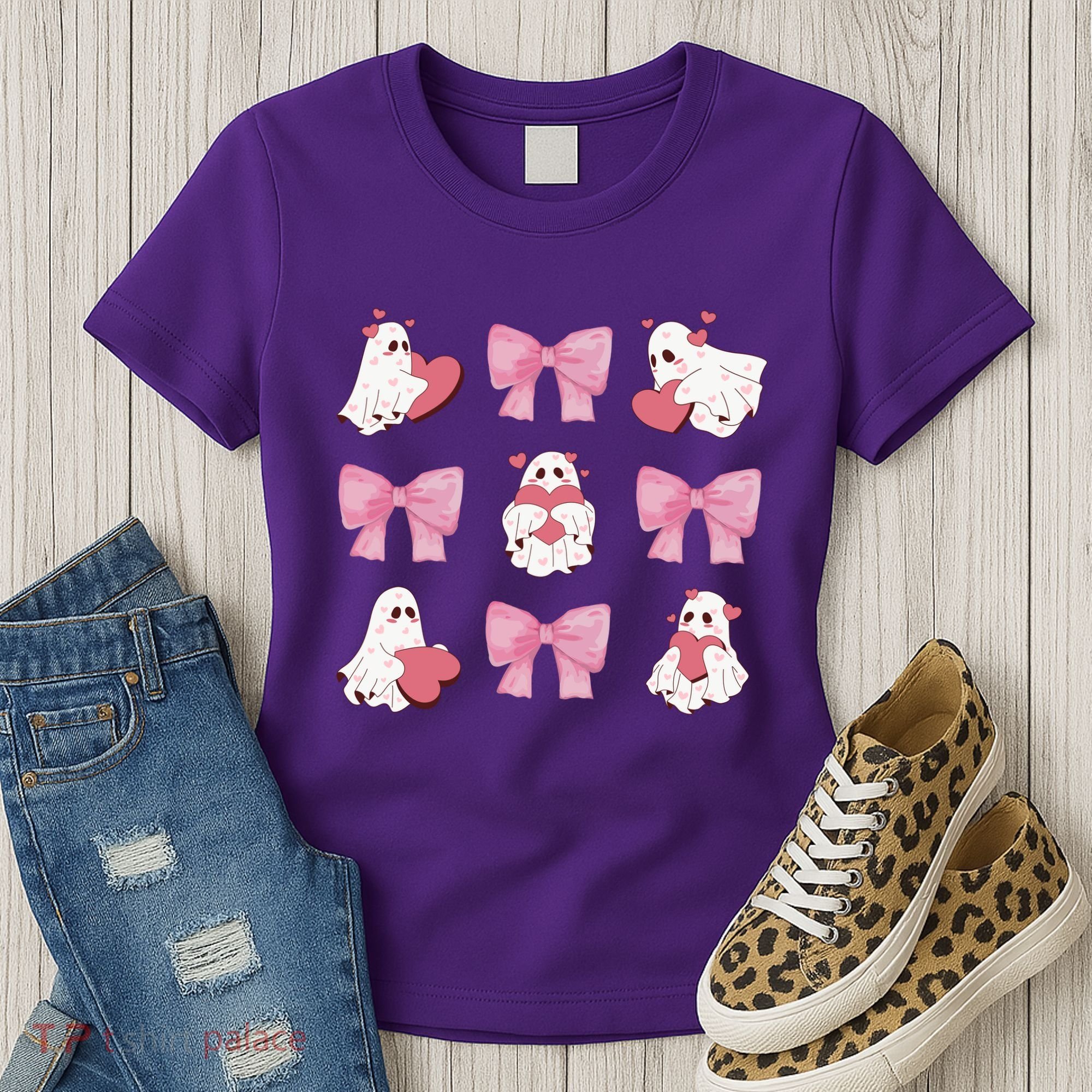 Pink Coquette Spooky Girly Halloween Women's T-Shirt