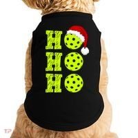 Pickleball Christmas Sana Ho Ho Ho Doggie Tank thumb 0