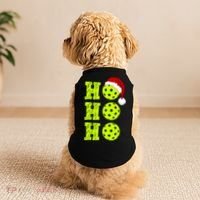 Pickleball Christmas Sana Ho Ho Ho Doggie Tank thumb 2