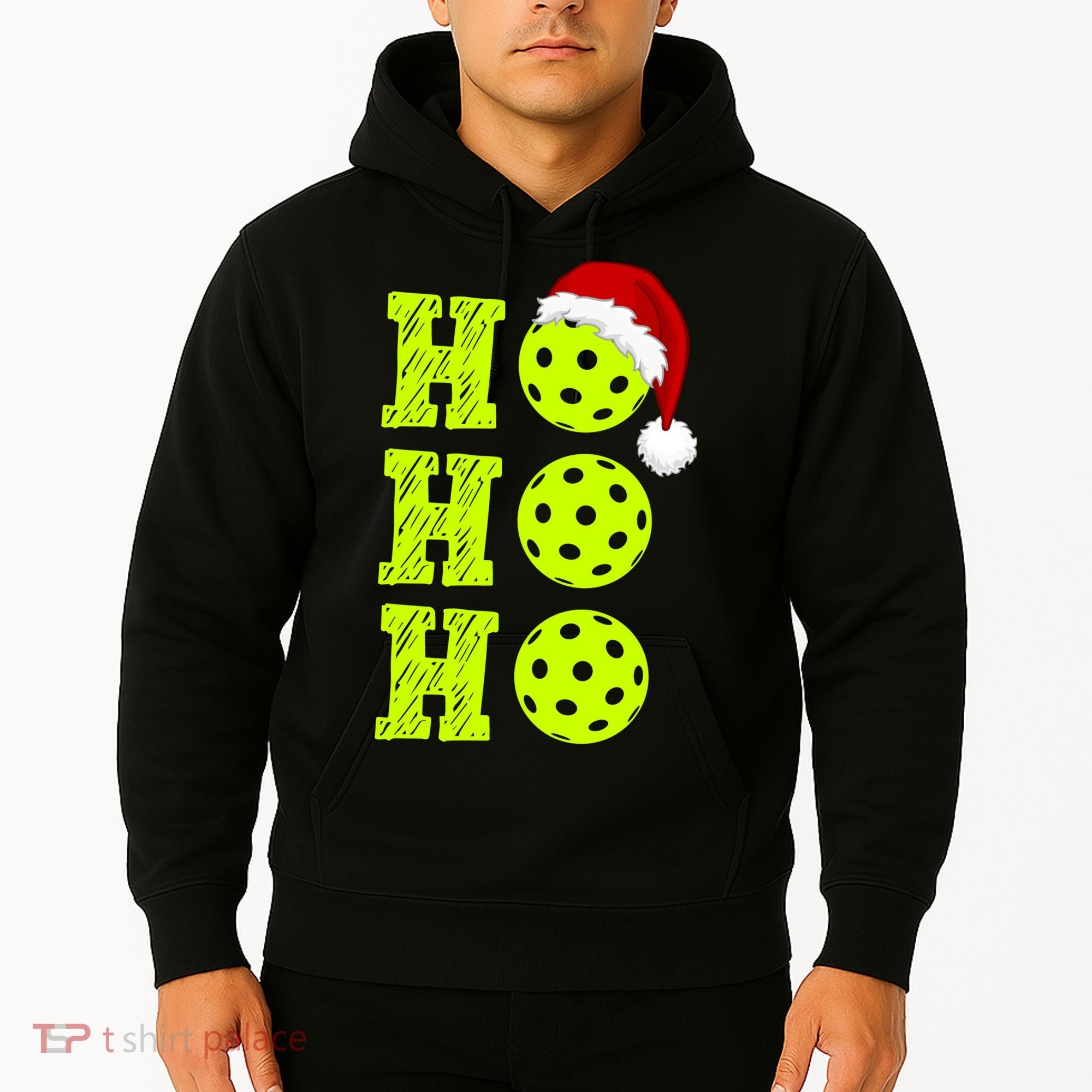 Pickleball Christmas Sana Ho Ho Ho Hoodie