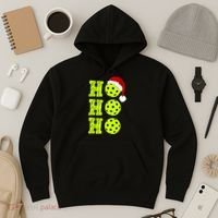 Pickleball Christmas Sana Ho Ho Ho Hoodie thumb 3