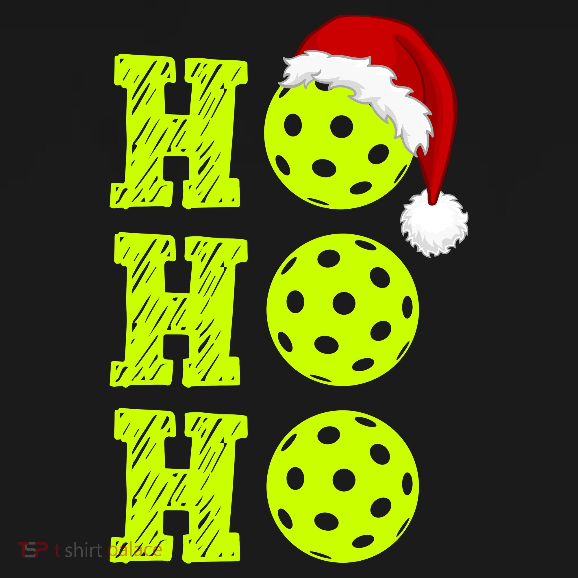 Pickleball Christmas Sana Ho Ho Ho Hoodie
