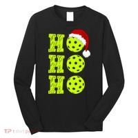 Pickleball Christmas Sana Ho Ho Ho Long Sleeve Shirt thumb 0
