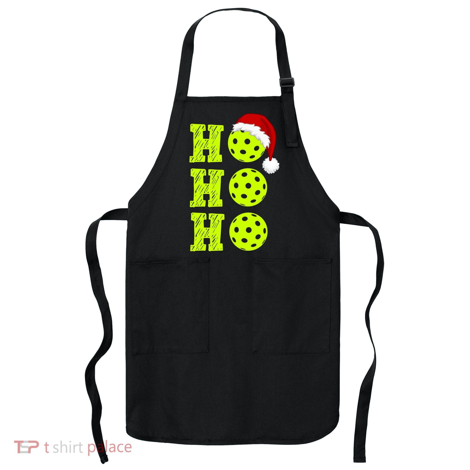 Pickleball Christmas Sana Ho Ho Ho Apron