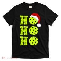 Pickleball Christmas Sana Ho Ho Ho T-Shirt thumb 0