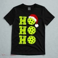Pickleball Christmas Sana Ho Ho Ho T-Shirt thumb 5