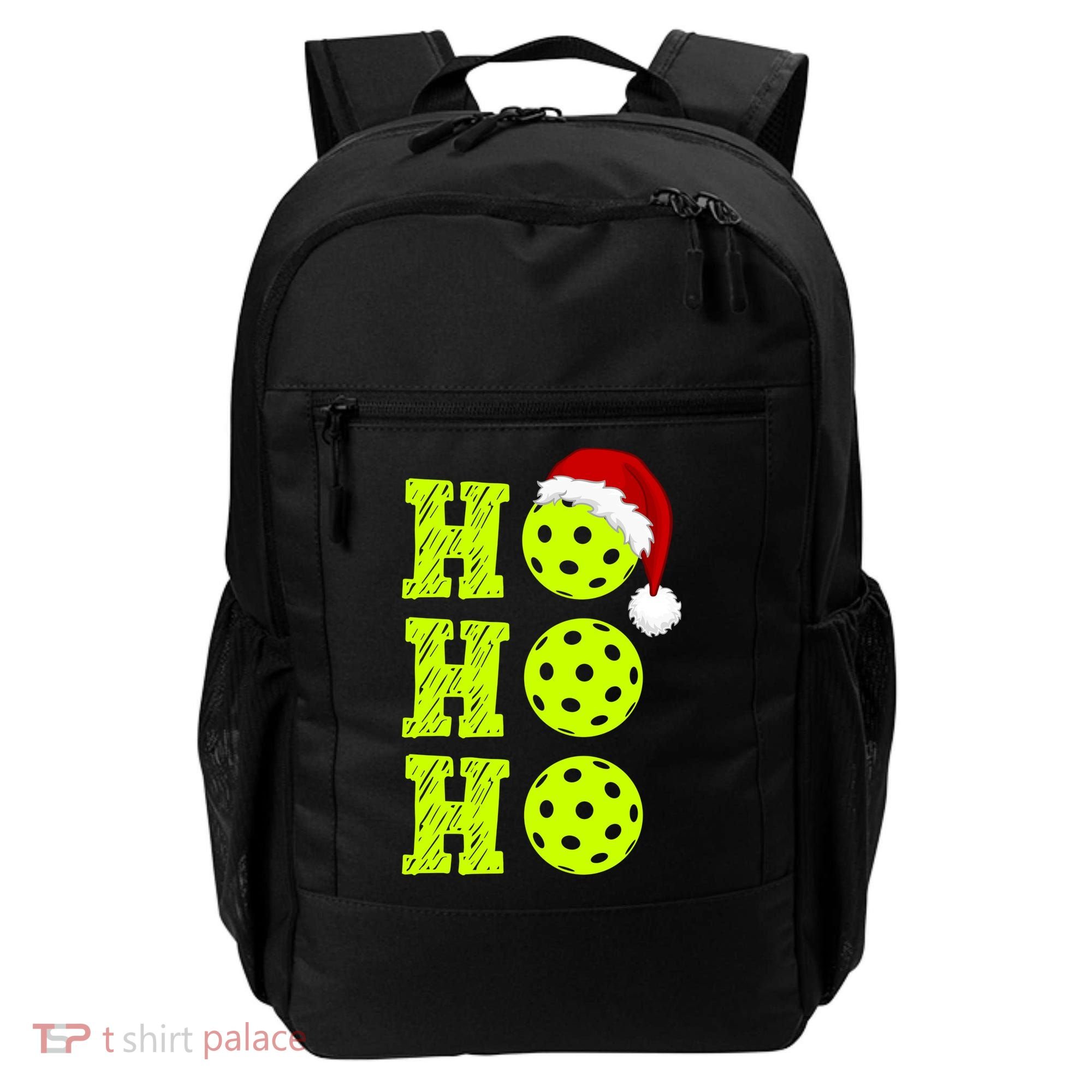Pickleball Christmas Sana Ho Ho Ho Backpack