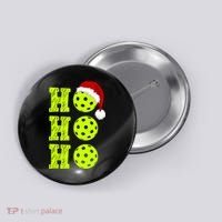 Pickleball Christmas Sana Ho Ho Ho Button thumb 0