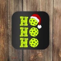 Pickleball Christmas Sana Ho Ho Ho Coaster thumb 0