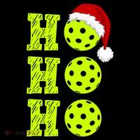 Pickleball Christmas Sana Ho Ho Ho Women's Hoodie thumb 2