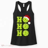 Pickleball Christmas Sana Ho Ho Ho Women's Tank Top thumb 0