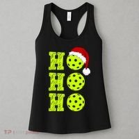 Pickleball Christmas Sana Ho Ho Ho Women's Tank Top thumb 3