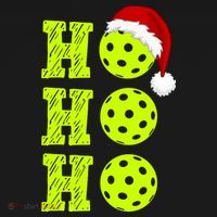 Pickleball Christmas Sana Ho Ho Ho Women's Tank Top thumb 5