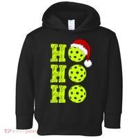 Pickleball Christmas Sana Ho Ho Ho Toddler Hoodie thumb 0