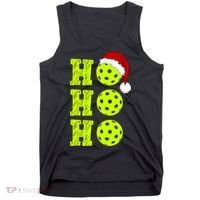 Pickleball Christmas Sana Ho Ho Ho Tank Top thumb 0