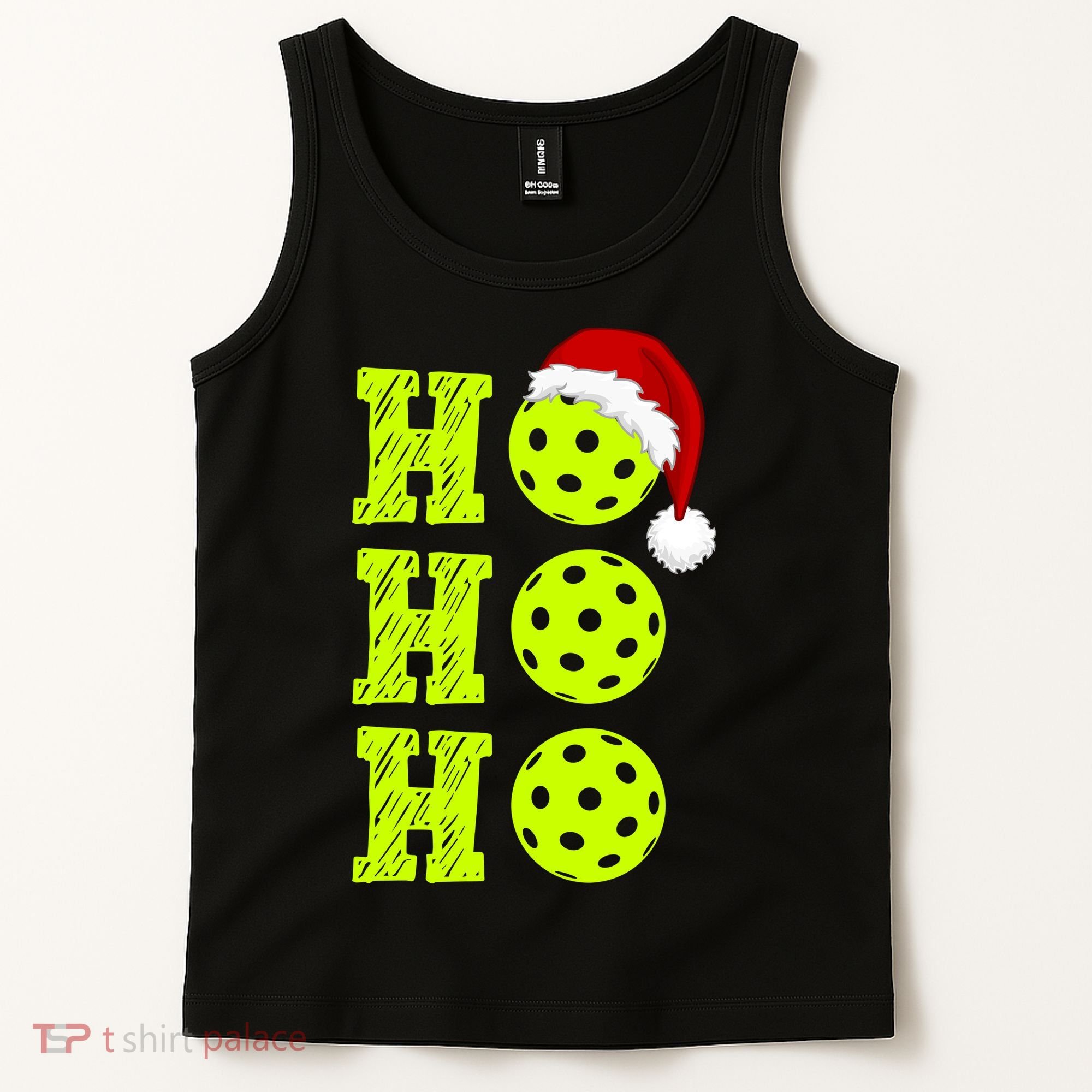 Pickleball Christmas Sana Ho Ho Ho Tank Top