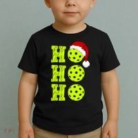 Pickleball Christmas Sana Ho Ho Ho Toddler T-Shirt thumb 2