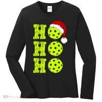 Pickleball Christmas Sana Ho Ho Ho Women's Long Sleeve Shirt thumb 0