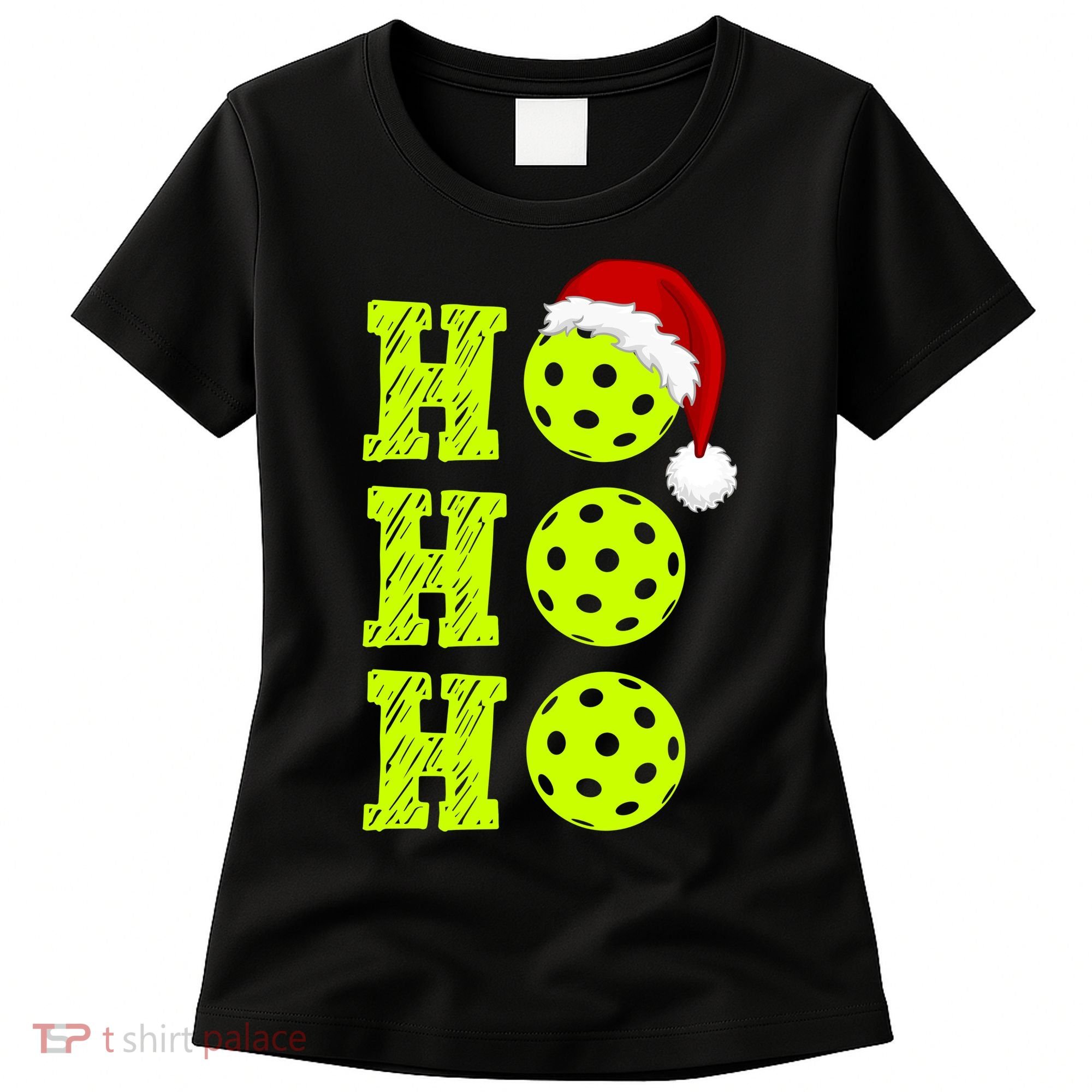 Pickleball Christmas Sana Ho Ho Ho Women's T-Shirt