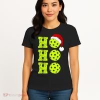 Pickleball Christmas Sana Ho Ho Ho Women's T-Shirt thumb 4