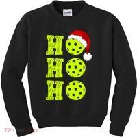 Pickleball Christmas Sana Ho Ho Ho Kids Sweatshirt thumb 0