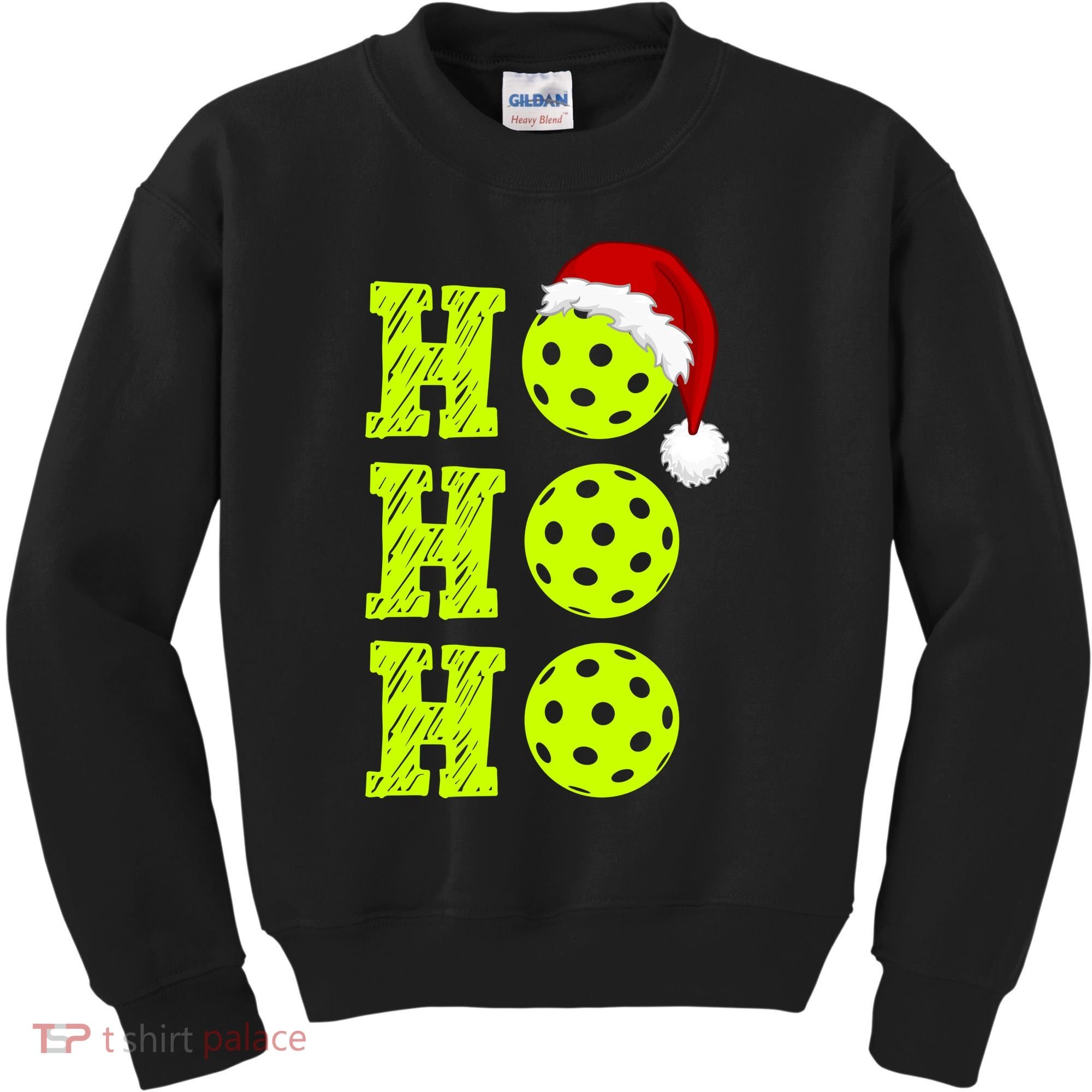 Pickleball Christmas Sana Ho Ho Ho Kids Sweatshirt