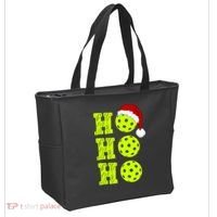 Pickleball Christmas Sana Ho Ho Ho Tote Bag thumb 2
