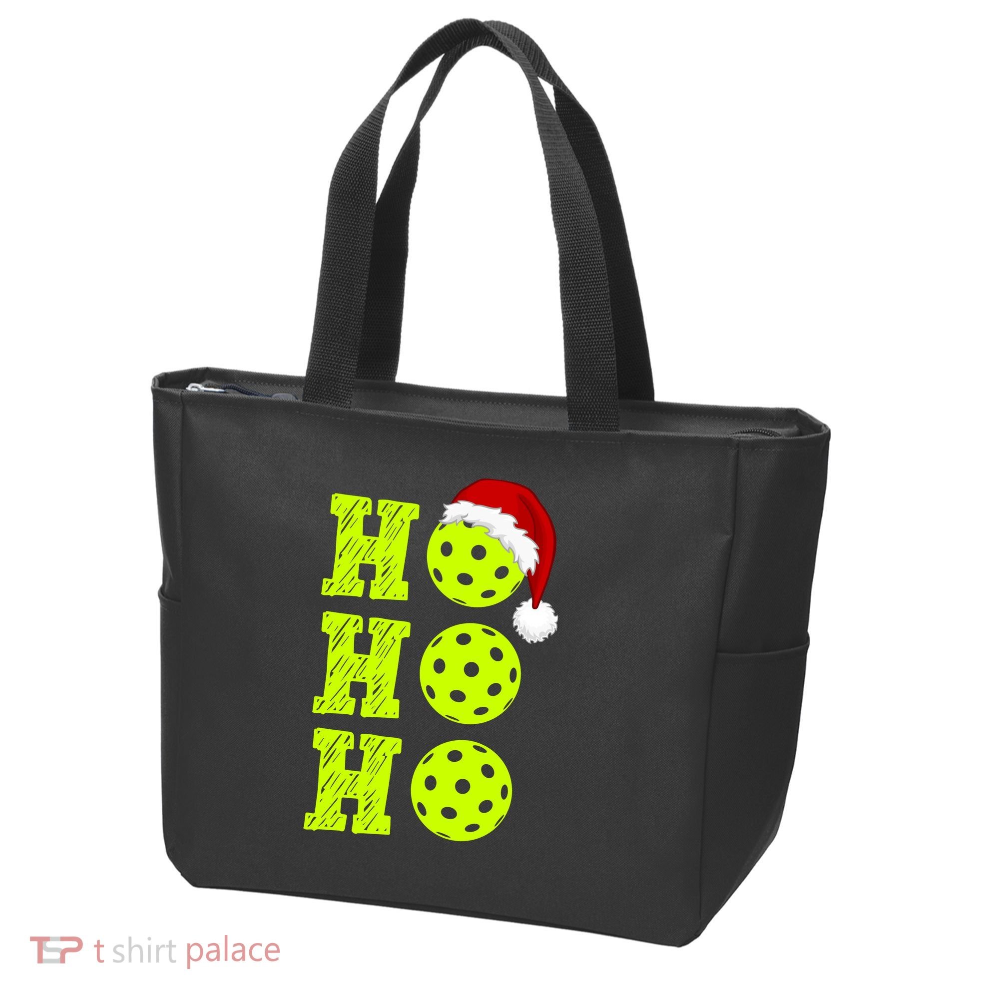 Pickleball Christmas Sana Ho Ho Ho Tote Bag