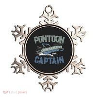 Pontoon Captain Shirt, Who's The Captain Of This Ship? Ornament thumb 0