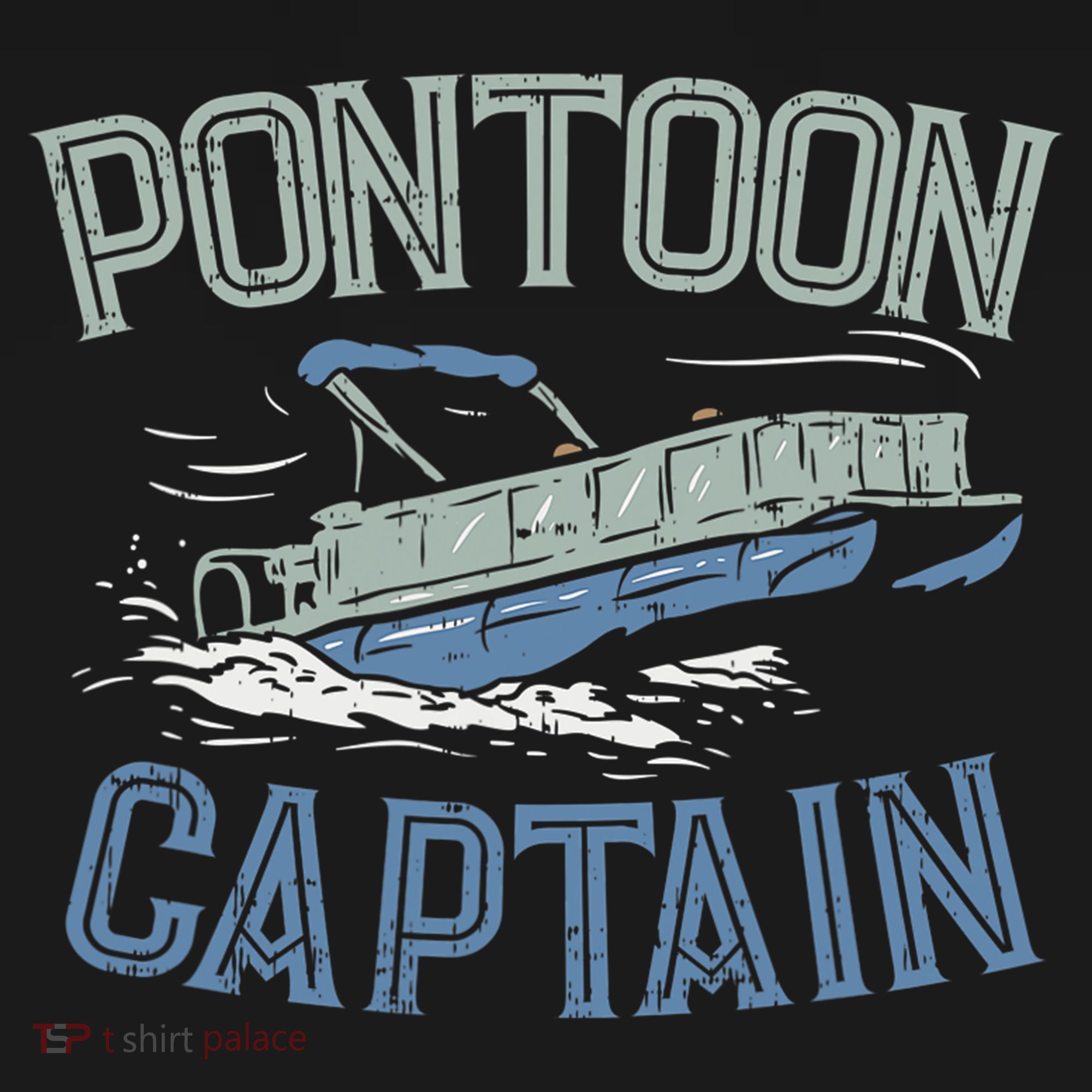Pontoon Captain Shirt, Who's The Captain Of This Ship? Ornament