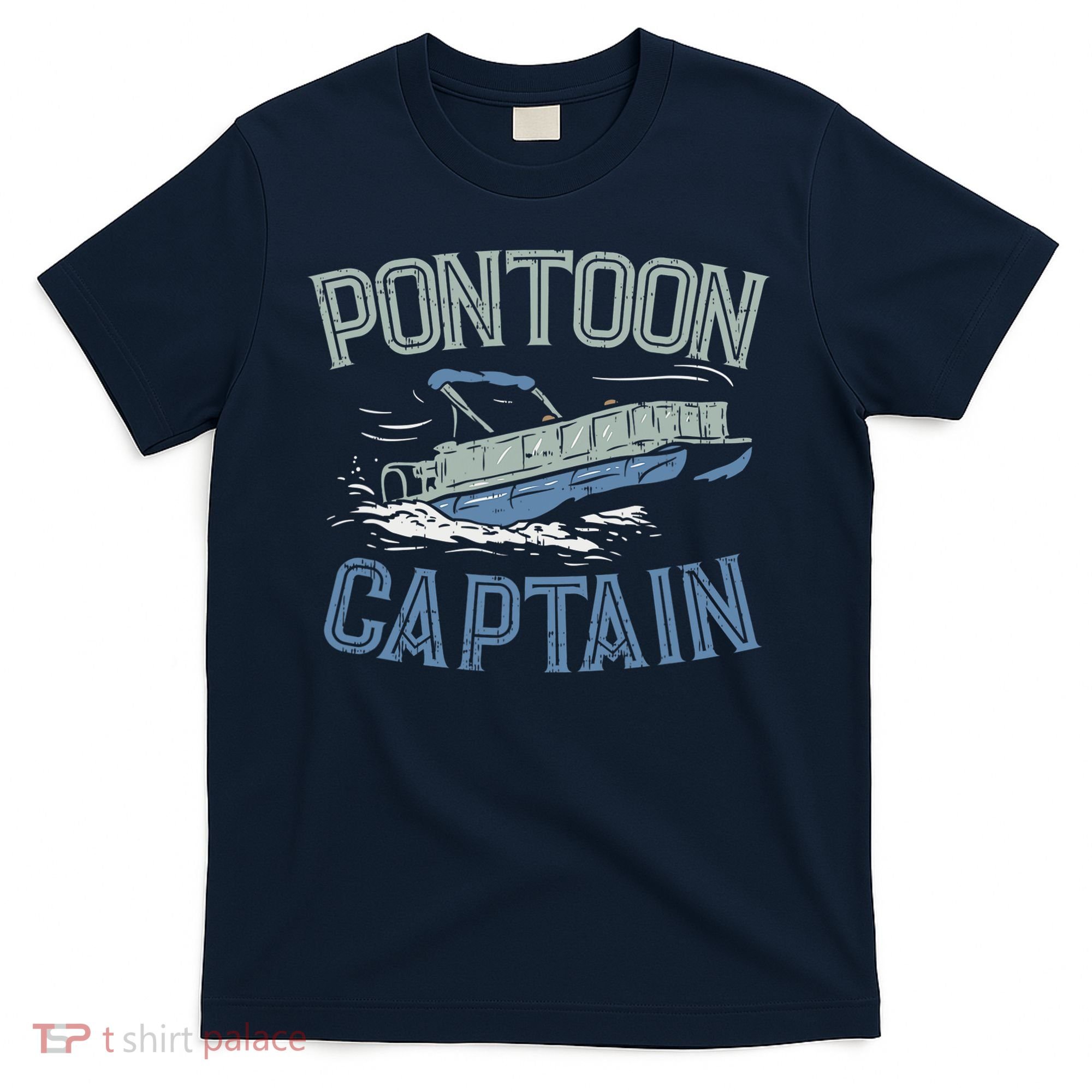 Pontoon Captain Shirt, Who's The Captain Of This Ship? T-Shirt