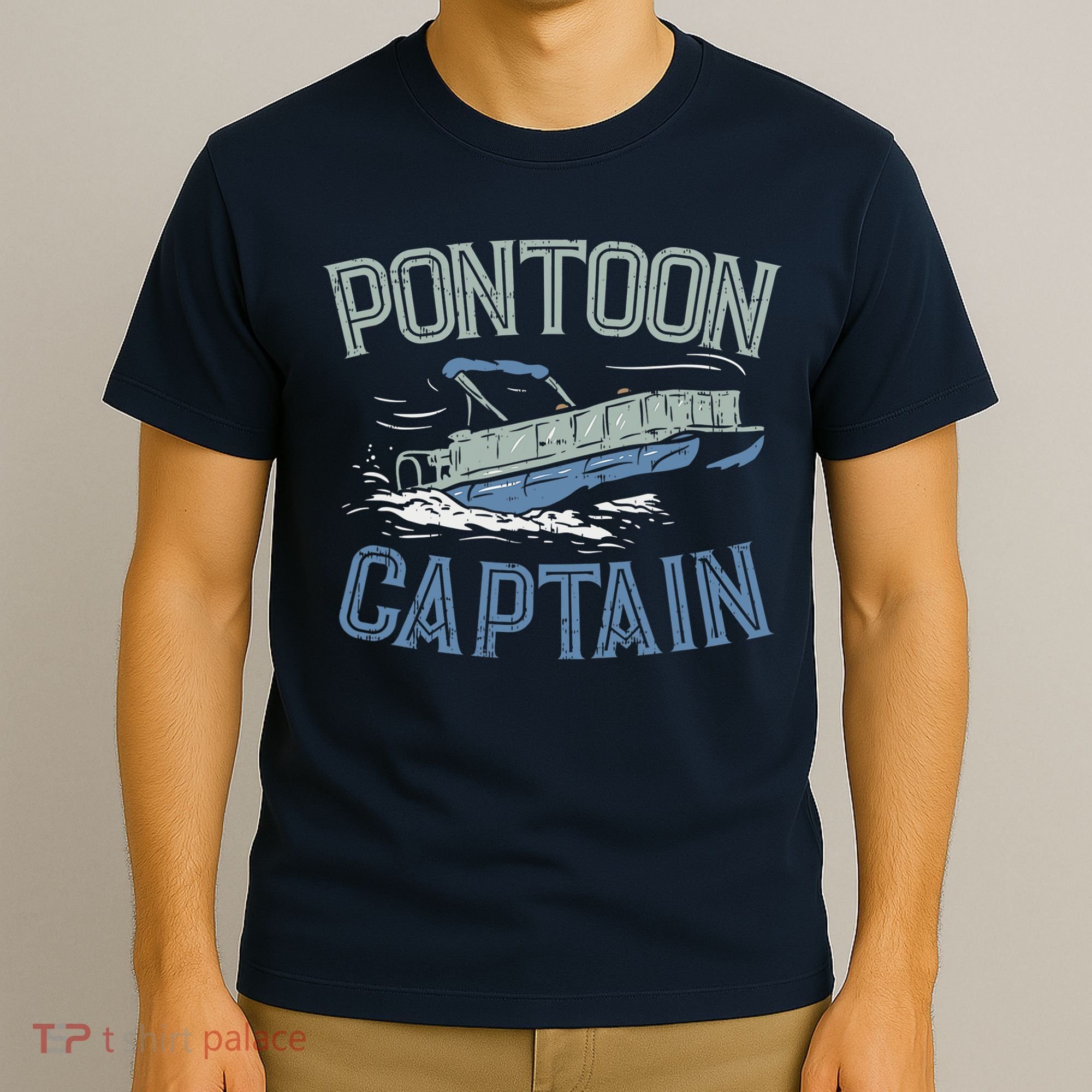 Pontoon Captain Shirt, Who's The Captain Of This Ship? T-Shirt