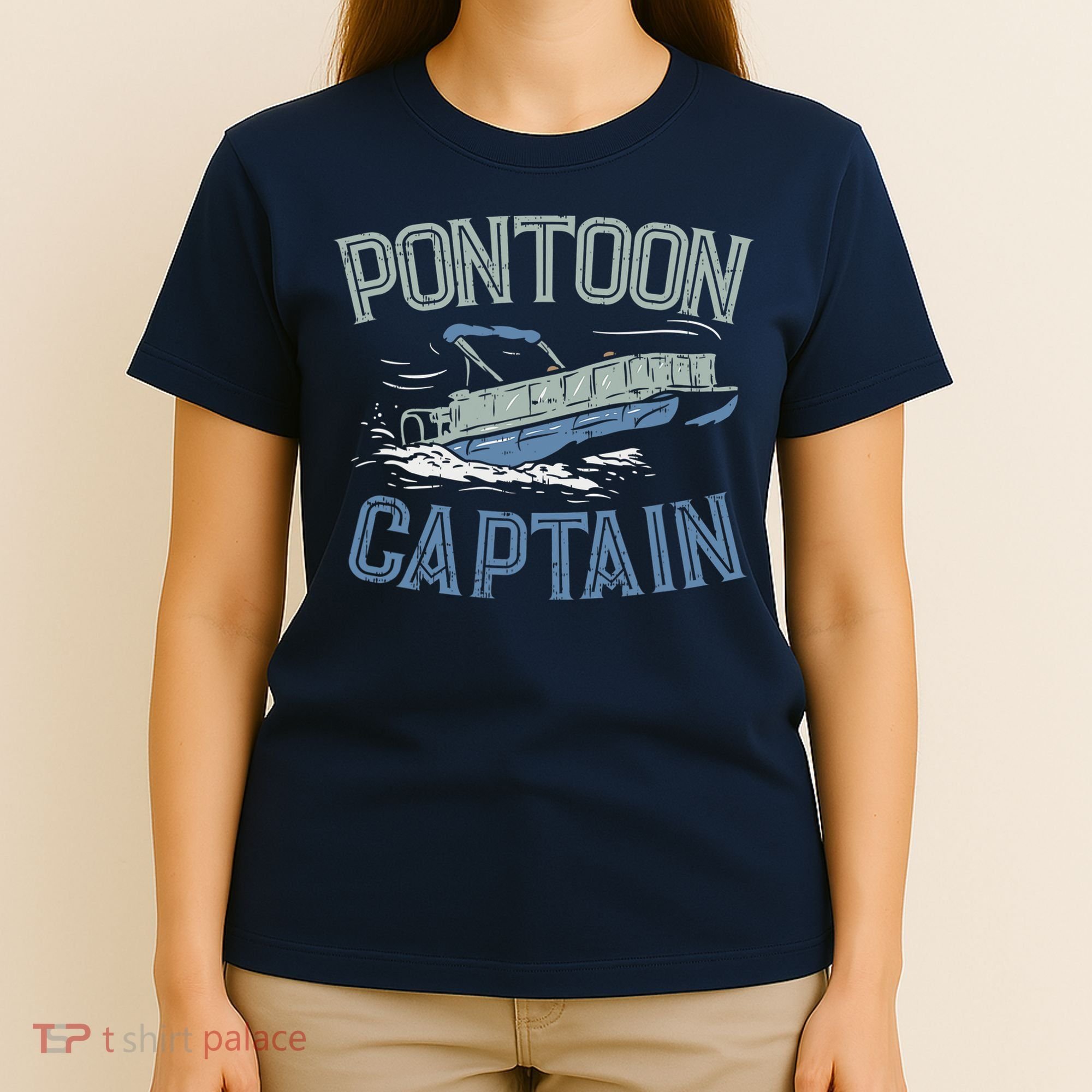 Pontoon Captain Shirt, Who's The Captain Of This Ship? T-Shirt