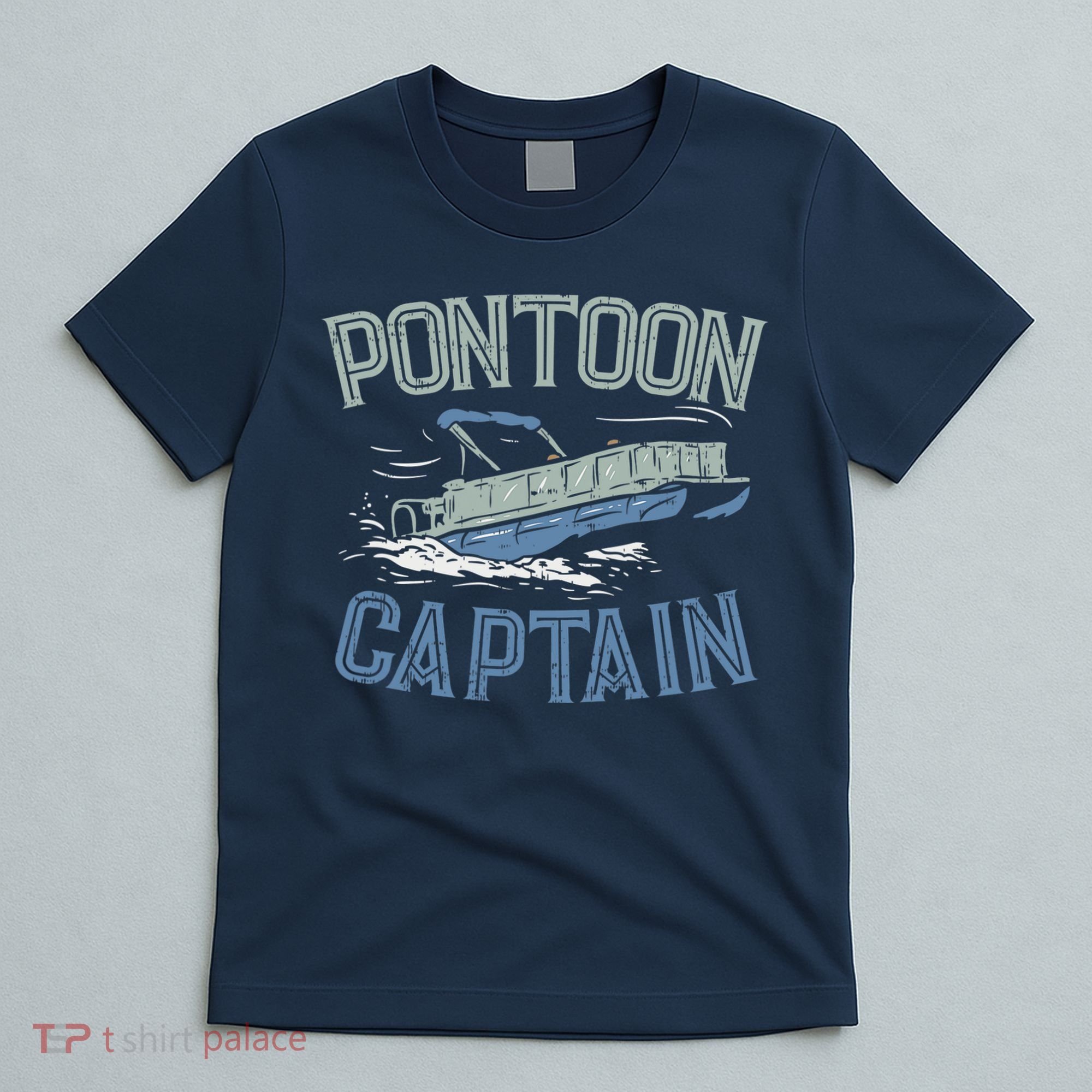 Pontoon Captain Shirt, Who's The Captain Of This Ship? T-Shirt