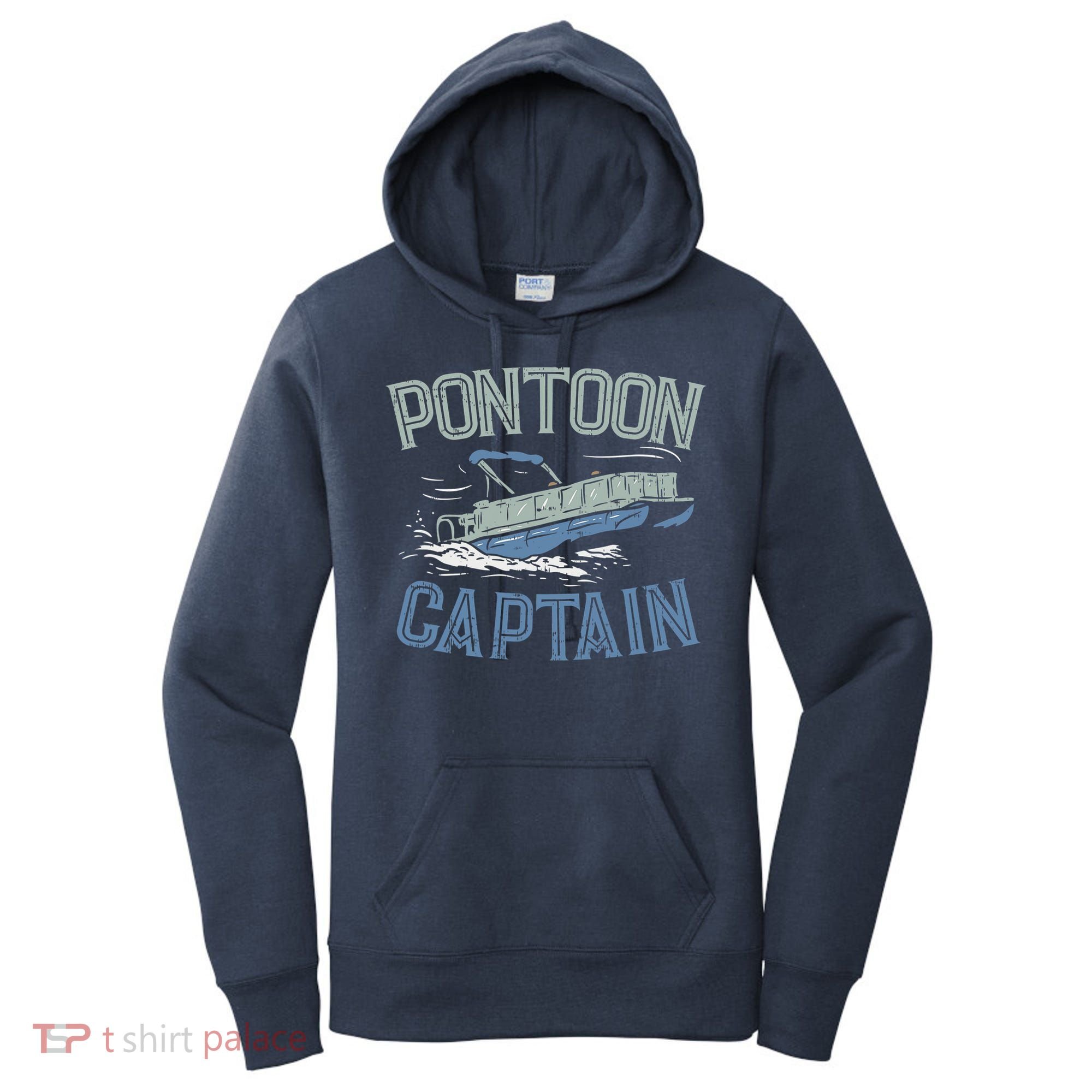 Pontoon Captain Shirt, Who's The Captain Of This Ship? Women's Hoodie